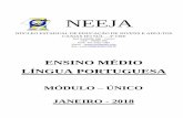 ENSINO MÉDIO LÍNGUA PORTUGUESA - …neejacaxias.com.br/wp-content/uploads/2016/06/MOD.UNICO-L.P.-M... · 5 Classes de Palavras a) Substantivo b) Adjetivo c) Artigo d) Pronome e)