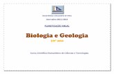 Biologia e GeologiaBiologia e Geologia 10º anosrec.azores.gov.pt/dre/sd/115152010600/nova/planifanualBG10.pdf · vulcões, sismos,… )que possibilitem a construção de esquema