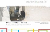 Ditec ION4-ION6 · Ditec ION4-ION6 Portões deslizantes (Tradução das instruções originais)  IP2288PT • 2018-02-26 Manual técnico