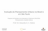 Evolução do Planejamento Urbano no Brasil e em São … · elites e aprimoramento da infraestrutura voltada à economia agroexportadora, dividindo-se em: 1. Reforma e ampliação