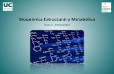 Bioquímica Estructural y Metabólica. Primer Grado de ... · • Proteínas(de(transporte:(Hemoglobina,(mioglobina,(seroalbúmina,(permeasas.(• Proteínas(de(almacenamiento(o(reserva:(Ovalalbúmina,