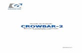 Circuito de Proteção CROWBAR-2 · CROWBAR-2 Revisão 02 de 12/07/2013 4 - DESCRIÇÃO DAS CONEXÕES Conector Função Borne Descrição CN1 Conector para módulo de tiristores conexão