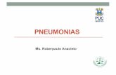 Aula 1 pneumonias e DPOC - SOL - Professorprofessor.pucgoias.edu.br/SiteDocente/admin/arquivosUpload/15347... · • Hemocultura: não é indicada em pneumonia simples e sim nos casos
