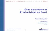 Éxito del Modelo de Productividad en Brasil - Início · – COCOMO II, SEER, SLiM, etc. • Otros – Cualquier método que utilize PF como entrada para estimativas. 24 Modelos