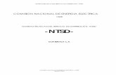 COMISION NACIONAL DE ENERGIA ELECTRICA Tecnicas/03 NTSD.pdf · normas tÉcnicas del servicio de distribuciÓn –ntsd- indice . normas tÉcnicas del servicio de distribucion -ntsd-