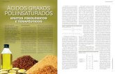 ácIdoS GrAxoS ácIdoS GrAxoS ÁCIDOS GRAXOS …aditivosingredientes.com.br/upload_arquivos/201604/... · Os ácidos graxos poliinsaturados, ou AGPI, abrangem as famílias de ácidos