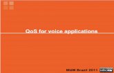 QoS for voice applications - MUM - MikroTik User Meetingmum.mikrotik.com/presentations/BR11/11_Antonio.pdf · Objetivo Como aplicar qualidade de serviço em aplicações de voz sobre