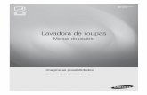 Lavadora de roupas · Português - 3 INFORMAÇÕES DE SEGURANÇA Informações de segurança Parabéns pela sua nova lavadora de roupas Samsung. Este manual contém informações