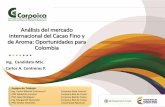 Análisis del mercado internacional del Cacao Fino y de ... · Agronegocio mundial del cacao fino y de aroma 2015. 3.1 Metodología de análisis y selección mercados para CFA Selección