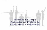 Medidas do Corpo Aplicadas no Projeto de Arquitetura … · FAU USP | Prof. Dr. Jorge Boueri | 2005 Medidas do Corpo Aplicadas no Projeto de Arquitetura e Urbanismo Altura da Parte