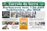 Leitor é cidadão Barbacena tem 136.689 habitantes, … · Saúde foram analisados, Barba-cena ficou em primeiro lugar, na frente da capital Belo Horizonte, classificada na 2ª colocação.