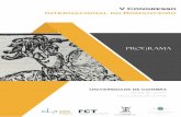 V Congresso Internacional do Romanceiro - …plataforma9.com/upload/2017/06/ProgramadoVCongress... · de Madrid) | Hacia la edición integral del Romancero del Cid 10h10 – 10h25