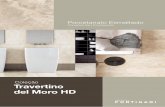 Travertino del Moro HD - ceramicaportinari.com.br · El nombre de la colección deriva de la Fontana del Moro, ... El diseño representa a la perfección ... 20X120 RET 11 6 1,33