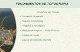 FUNDAMENTOS DE TOPOGRAFIA - s3.amazonaws.com · FUNDAMENTOS DE TOPOGRAFIA Estrutura do Curso Conceitos Topografia Ângulos e Distâncias Poligonal e Aplicações Medição de Ângulos
