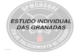 ESTUDO INDIVIDUAL DAS GRANADAS - … · estudo individual das granadas 25/10/2017 wildey bezerra - 1º ten qopm. gl-101 ... •armamento: am 402