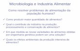 Microbiologia e Industria Alimentar - …web.susanapacheco.eu/uploads/6/3/4/6/634663/14_-_microbiologia_e... · Microbiologia e Industria Alimentar ... O próprio equilíbrio ambiental