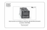 48 x 48 mm INDICADOR eletRôNICO DIGItAl … · Manual de Instruções - HW7000 _____3 / 24 _____ 1 - tecla : utilizada para acessar a programação dos parâmetros de funcionamento