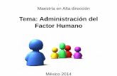 Admnistración del factor humanofiles.desarrolloorganizacional2.webnode.mx/200000037-5699c588ce... · en general con los factores que le rodean dentro de la organización con el objeto