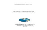 Monografia Claudemir Azevedo Felix Geo2003 - …csr.ufmg.br/geoprocessamento/publicacoes/claudemir2003.pdf · Monografia (Especialização) ... O objetivo principal deste trabalho