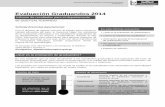 Evaluación Graduandos 2014 - mineduc.gob.gt€¦ · concluir la carrera. ... esperados al concluir la carrera. ... en la sección Resultados de las evaluaciones y