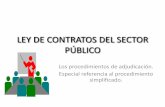 LEY DE CONTRATOS DEL SECTOR PÚBLICO - …gfw.diputacionalicante.es/repo/rec/940/Curso D Alicante.pdf · LEY DE CONTRATOS DEL SECTOR PÚBLICO ... •CPI: no subvenciones, demanda