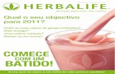 COM UM BATIDO! - myHerbalife.com · Para saber mais sobre a Herbalife e os produtos, por favor, consulte ou contacte o seu Distribuidor Independente Herbalife 36 Nutrição Específi