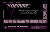 Catalogo de Máquinas - oemmespa.com€¦ · - Sistema de travamento das morsas com diferencial de pressão e servovalvulas de segurança - Dimensões: 7600 mm (H) x 1600 mm (W) x