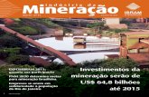 Mineração indústria da - Instituto Brasileiro de … · Empresas se unem em solidariedade à população do Rio de Janeiro Vale Mina de Carajás Ano VI - nº 41 Fevereiro de 2011