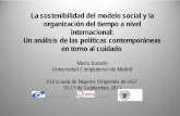 La sostenibilidad del modelo social y la organización …portal.ugt.org/Mujer/Escuela_Mujeres/Presentation M Bustelo 2011.pdf · del problema de la desigualdad de género influye