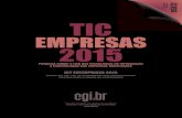 TICcetic.br/media/docs/publicacoes/2/TIC_Empresas_2015_livro... · A pesquisa TIC Empresas 2015 contou com o apoio de um importante grupo de especialistas, renomados pela competência,