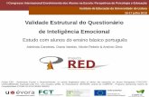 Validade Estrutural do Questionário de Inteligência ... · Validade Estrutural do Questionário de Inteligência Emocional Estudo com alunos do ensino básico português Adelinda