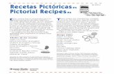 Recetas Pictóricas #4 EM 8781-E Pictorial Recipes · Galletas de Jengibre Pastel de Jengibre y Naranja Panecillos Panqueques Ensalada de Repollos Chinos Vegetales al Estilo Italiano