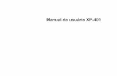 Manual do usuário XP-401 · Mudando a configuração de desligamento do temporizador - Windows..... 20 Mudando a configuração de desligamento do temporizador - Mac OS X ...