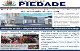 MUNICÍPIO DE PIEDADE - piedade.sp.gov.br · Alcachofra: flor é destaque no município até Outubro ... dial, reforma das estruturas físicas e dos boxes de comercialização dos