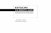 FX-880/FX-1180 - download.epson-europe.comdownload.epson-europe.com/pub/pt/manual/dotmatrix/... · Capítulo 3 - Imprimir em Papel Contínuo 3-1 Ajustar a Alavanca de Selecção do