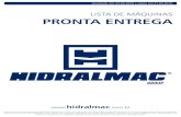 LISTA DE MÁQUINAS PRONTA ENTREGA - …hidralmac.com.br/proentrega.pdf · Índice produtos em estoque phc 10t electronic / phc 40t e-blue ph4cr 60t x 18t platinum / dh2c 200t x 3000