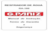 RESFRIADOR DE ÁGUA - G.Panizgpaniz.com.br/userfiles/produto_arquivos/1a2ccca9eeb176278197a5... · Manual de Instruções à mãos e entre em contato com o Serviço de Atendimento