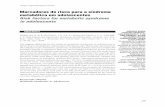 Marcadores de risco para a síndrome metabólica em ...sban.cloudpainel.com.br/files/revistas_publicacoes/192.pdf · Marcadores de risco para a síndrome metabólica em adolescentes