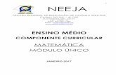 ENSINO MÉDIO - neejacaxias.com.brneejacaxias.com.br/wp-content/uploads/2016/06/MATEMATICA-MÉDIO... · • Resolver figuras inscritas e circunscritas em uma circunferência; •