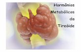 Hormônios Metabólicos da Tireóide - Portal FOP-Unicamp · Hipotiroidismo Fisiopatologia dos hormônios tireóideos