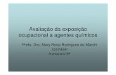 Avaliação da exposição ocupacional a agentes químicoswebmail.foar.unesp.br/pipermail/higiene-l/attachments/20100913/9... · COSHH Essentials Approach Perigo à Potencial saúde