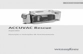 16669j 0511 PT - WEINMANN Emergency€¦ · O ACCUVAC Rescue é um aspirador médico móvel, ... Uma bomba com diafragma eléctrico produz o vácuo ... Antes de utilizar o ACCUVAC