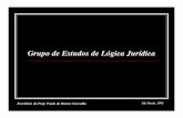 Grupo de Estudos de Lógica Jurídica - direitobrasil.adv.br · Grupo de Estudos de Lógica Jurídica Escritório do Prof. Paulo de Barros Carvalho São Paulo, 1992
