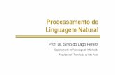 Processamento de Linguagem Natural - walderson.comwalderson.com/2011-2/IA/07-processamentolinguagemnatural.pdf · Prof. Dr. Silvio do Lago Pereira – DTI / FATEC-SP 4 Gramáticas
