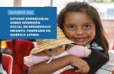 REPORTE DEL - Fondo Unido México · Infantil Temprano en América Latina Iniciativa de investigación de: Diana García Directora Ejecutiva Fondo Unido – United Way México ...