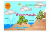 Evaporação - torre.fis.ua.pttorre.fis.ua.pt/presentations/lectures/climate_dinamics/estr... · de diferentes tipos (por exemplo atmómetros e os tanques de evaporação). 6Os evaporímetros
