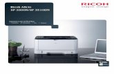Impressora a Laser em PB de Mesa Fax - … · robustas RICOH® Aficio ... A escolha entre duplex automático ou manual, ... Amplie a capacidade de papel para até 550 folhas,