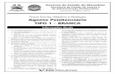 AGPEN - Prova Tipo 01 - fgvprojetos.fgv.br · Concurso Público para a Secretaria de Estado da Justiça e Administração Penitenciária do Maranhão– SEJAP‐MA FGV ‐Projetos