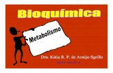 Dra. Kátia R. P. de Araújo Sgrillosgrillo.net/katia/12bioquimica_visao_do_metabolismo.pdf · As necessidades nutricionais de um organismo refletem as fontes de energia livre metabólica