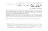 A propósito de imigração e urbanização: correntes ... · Estudos Ibero-Americanos. PUCRS, v. XXXIII, n. 1, p. 7-37, junho 2007 A propósito de imigração e urbanização: correntes
